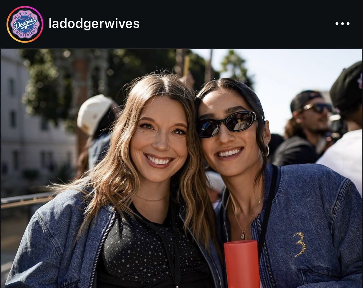 ドジャース夫人会のインスタグラムから