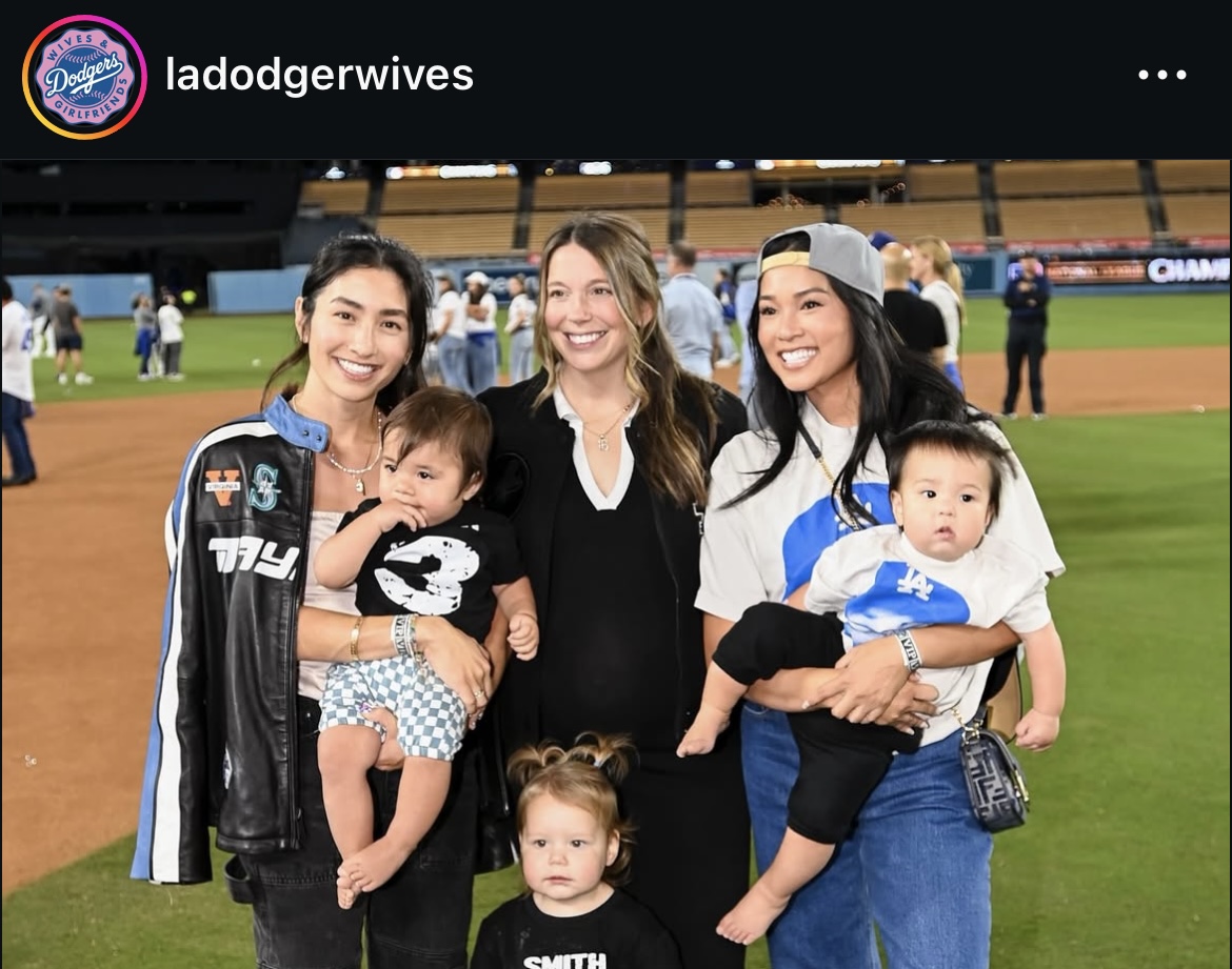 ドジャース夫人会のインスタグラムから
