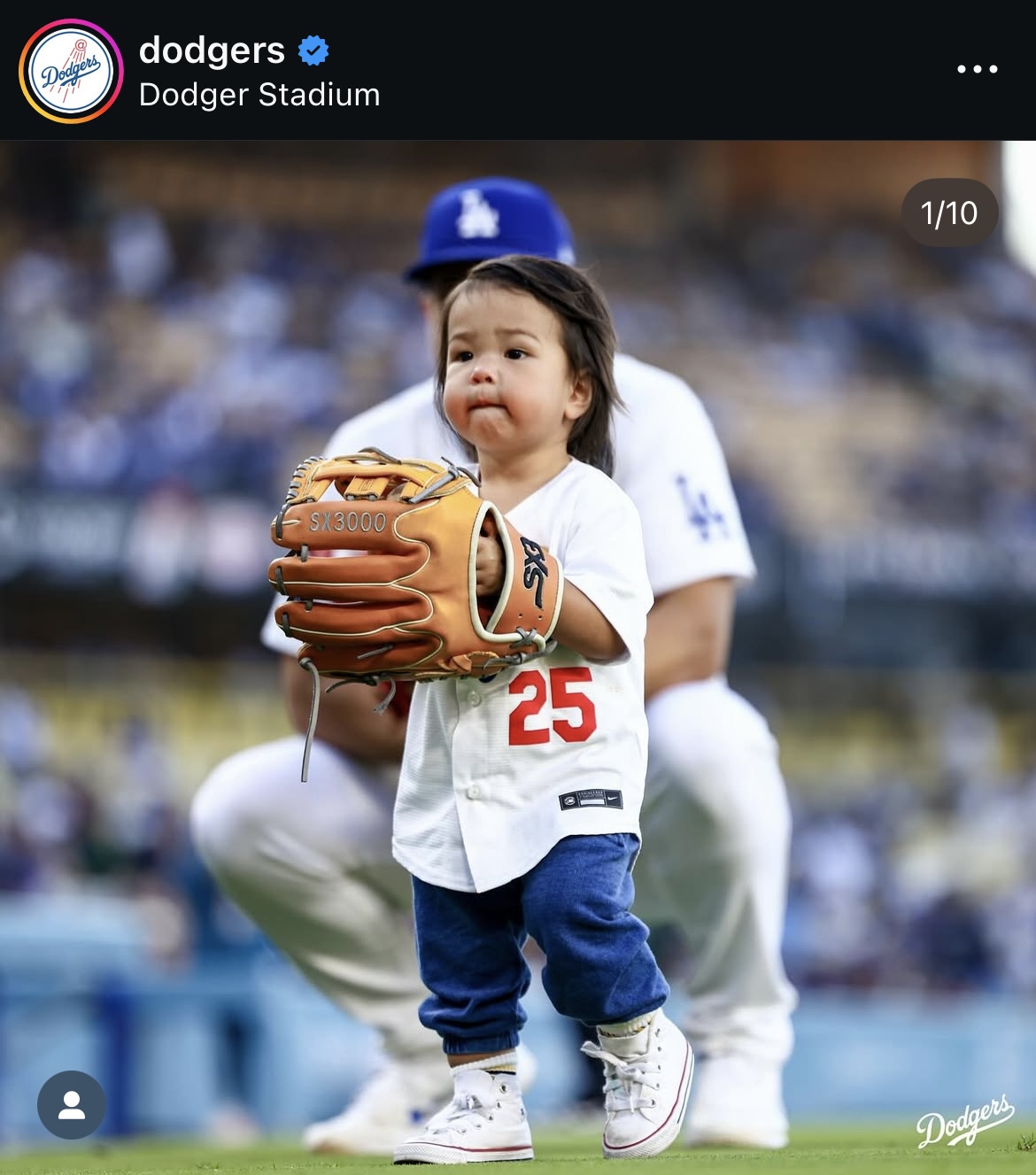 ドジャース公式インスタグラムから