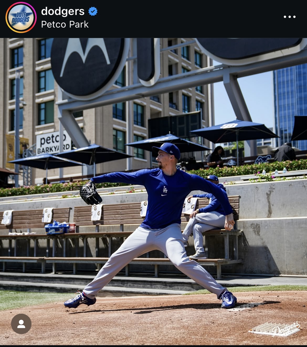 ドジャース公式インスタグラムから