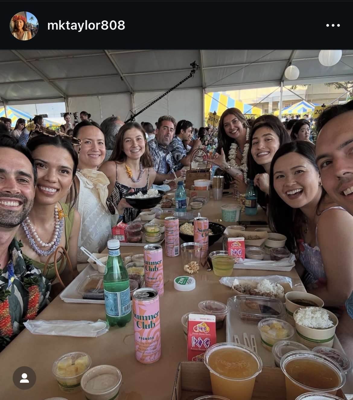テーラーの妻メアリー夫人のインスタグラムから