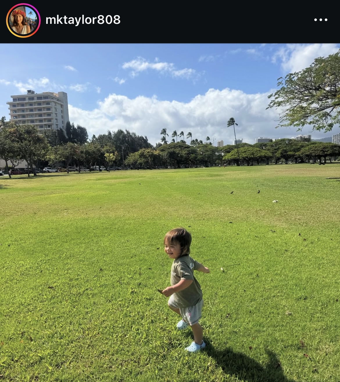 テーラーの妻メアリー夫人のインスタグラムから