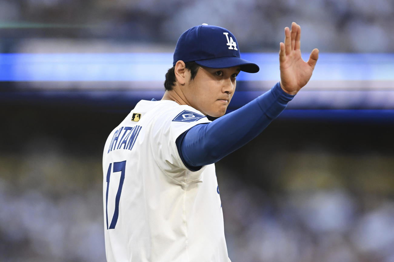 ドジャース大谷翔平はパドレス戦で二刀流復活登板を果たした（AP)