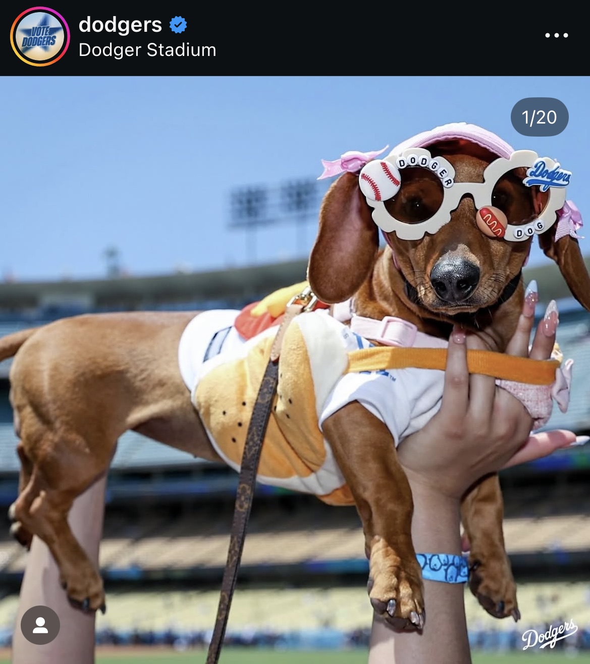 ドジャース公式インスタグラムから