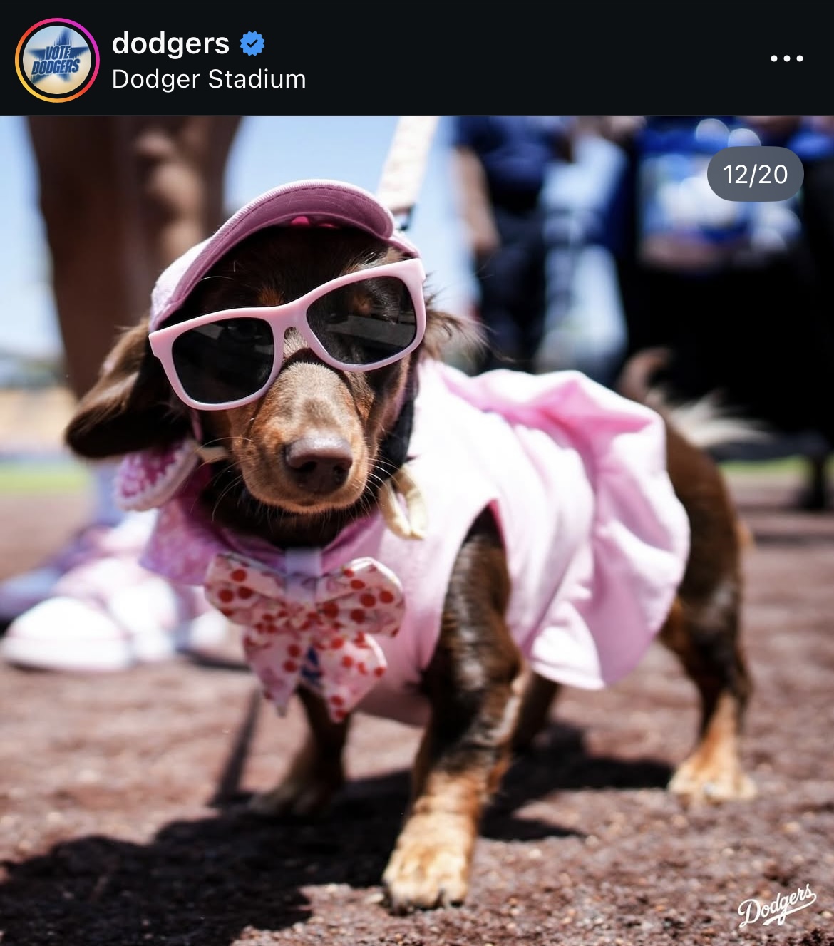 ドジャース公式インスタグラムから