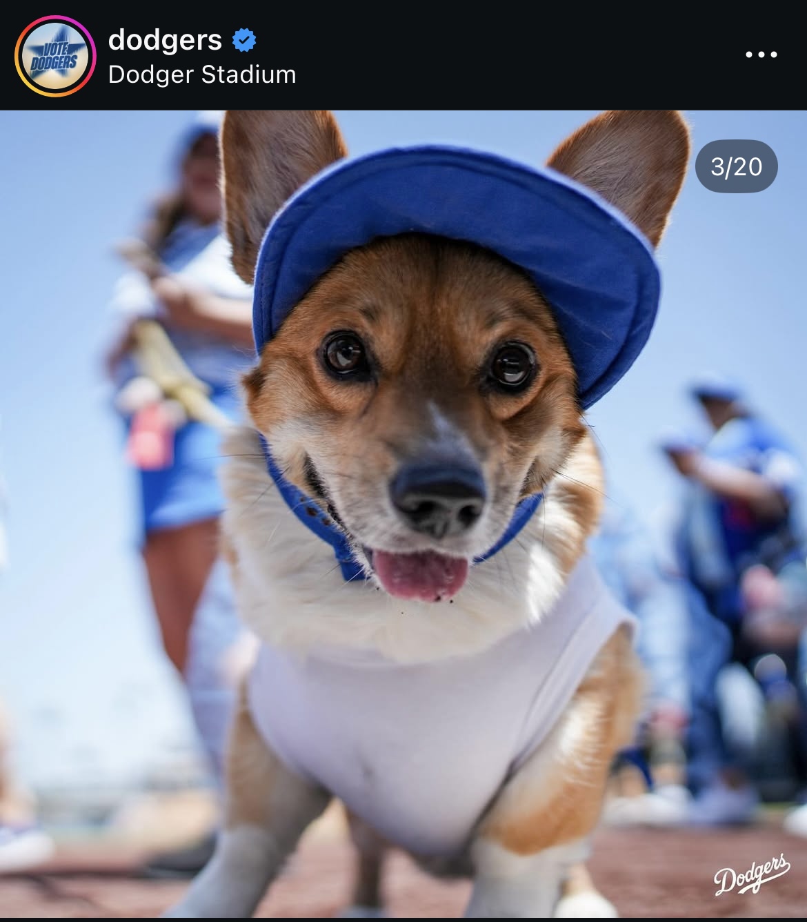 ドジャース公式インスタグラムから