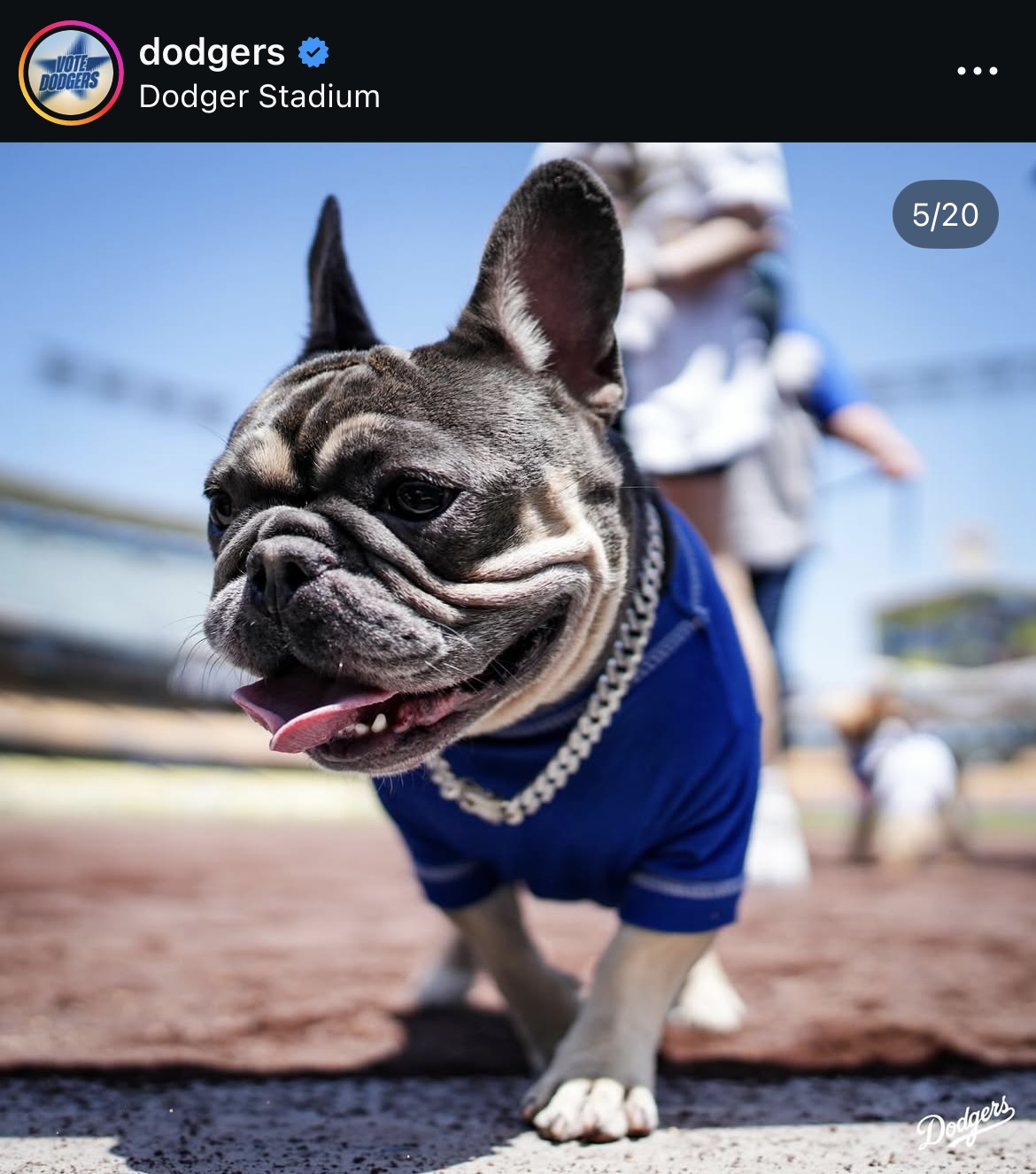 ドジャース公式インスタグラムから