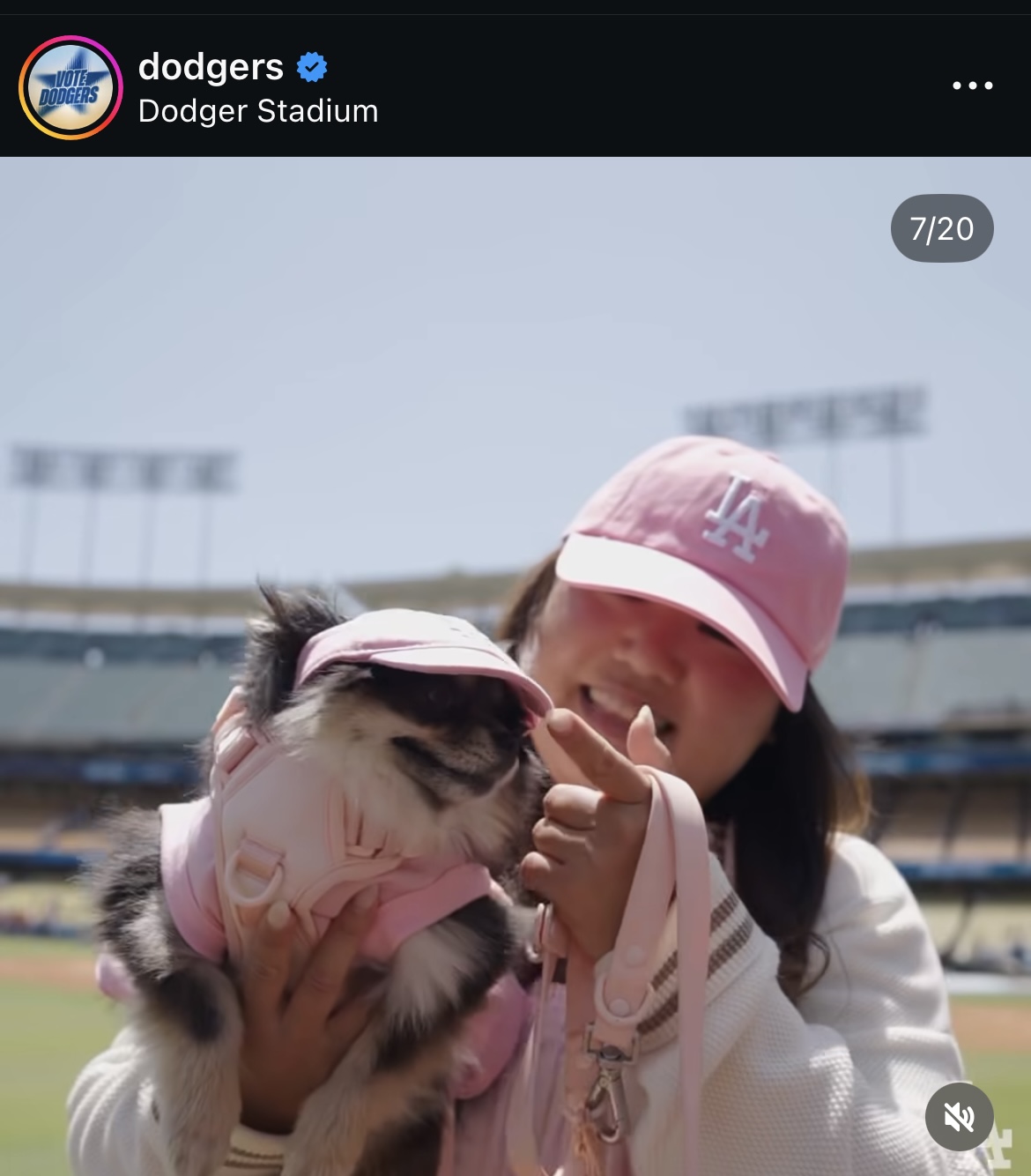 ドジャース公式インスタグラムから