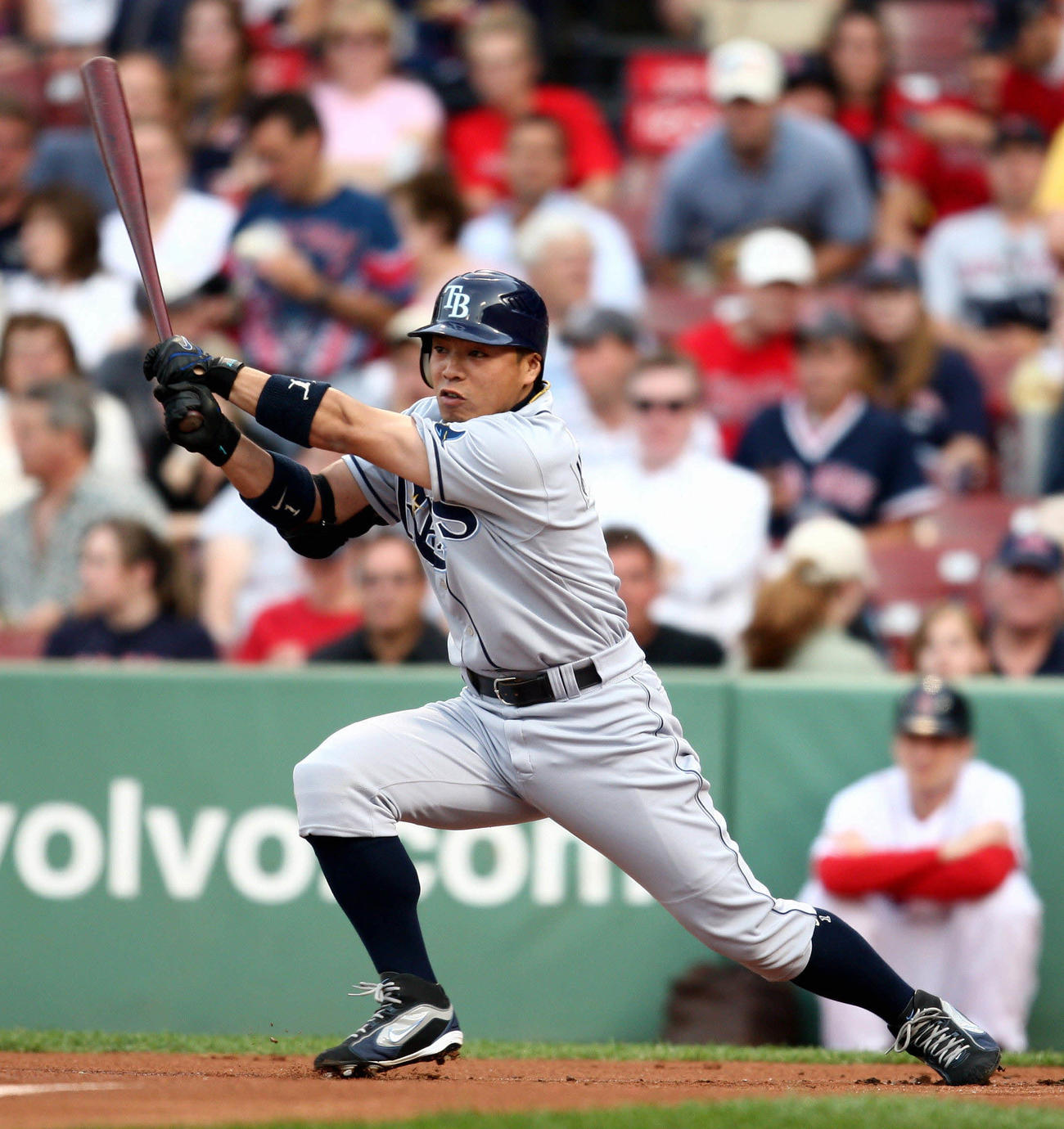 レイズ時代の岩村明憲（2008年6月撮影）