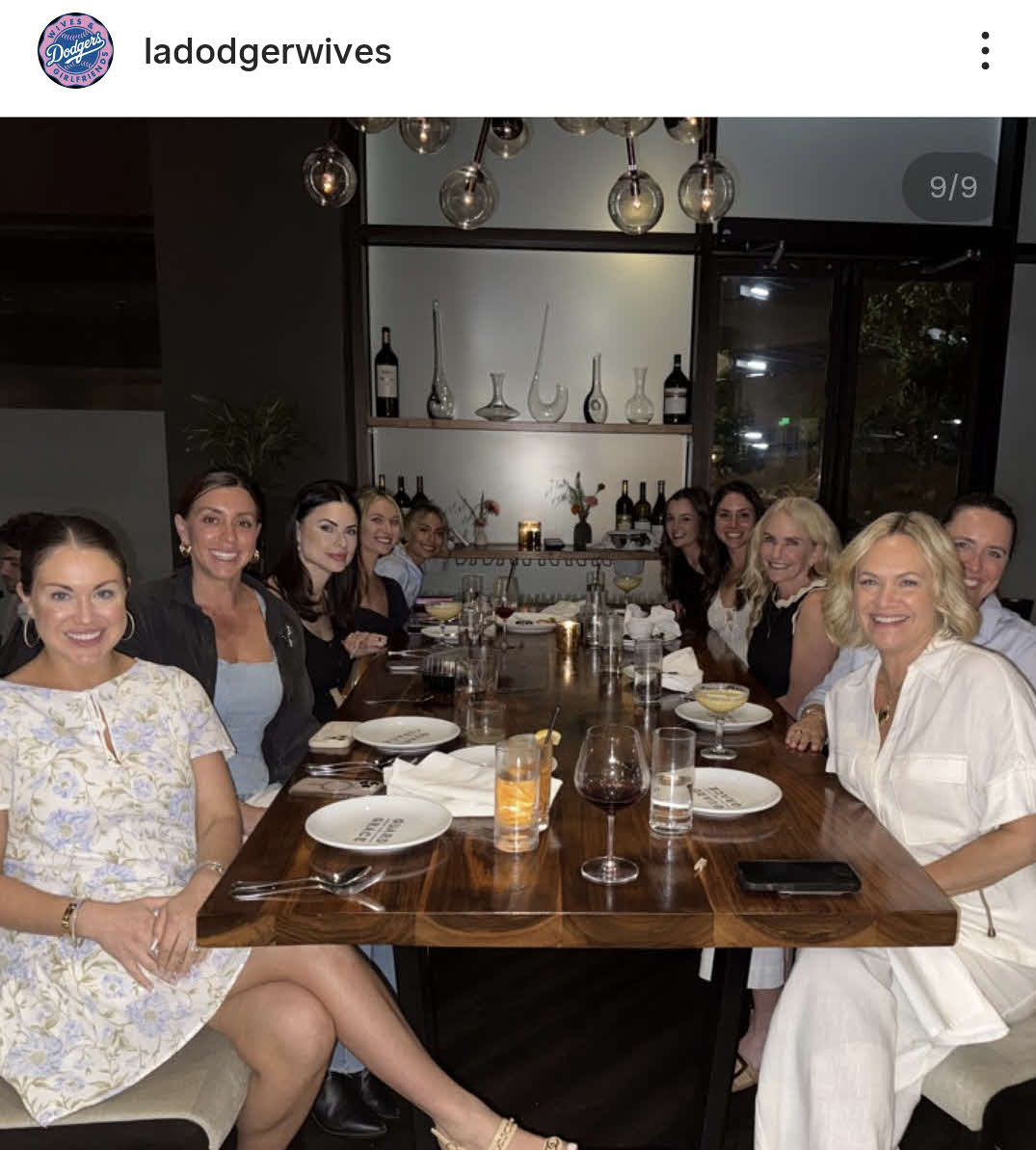 ドジャース夫人会のインスタグラムから