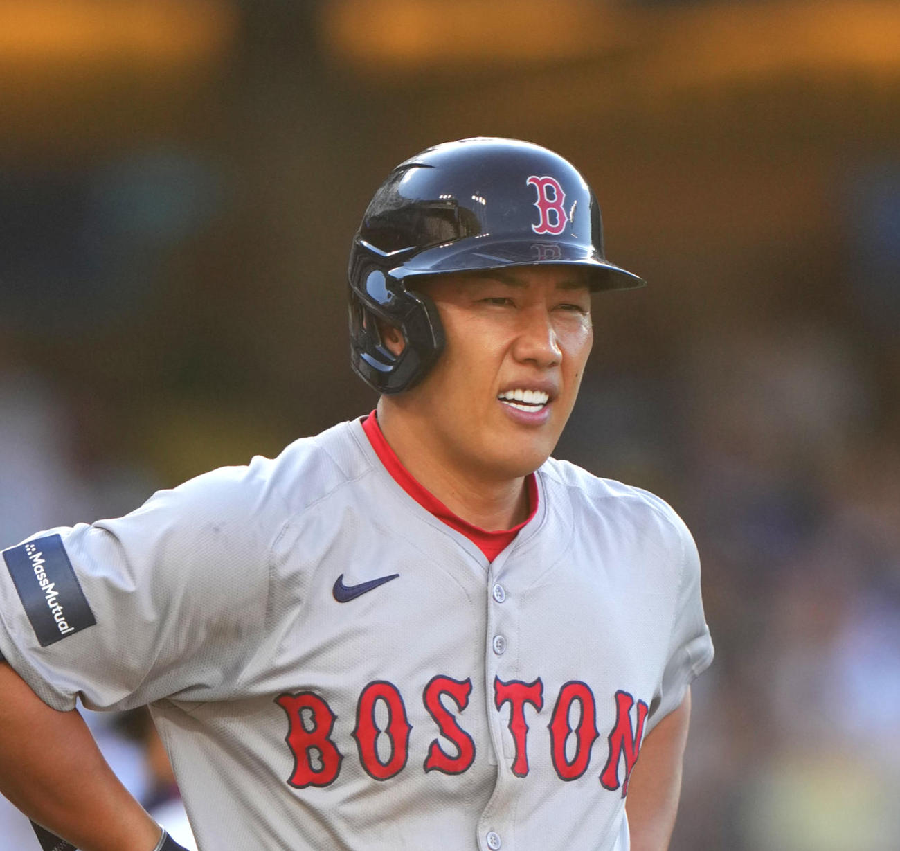 レッドソックス吉田正尚（2024年撮影）