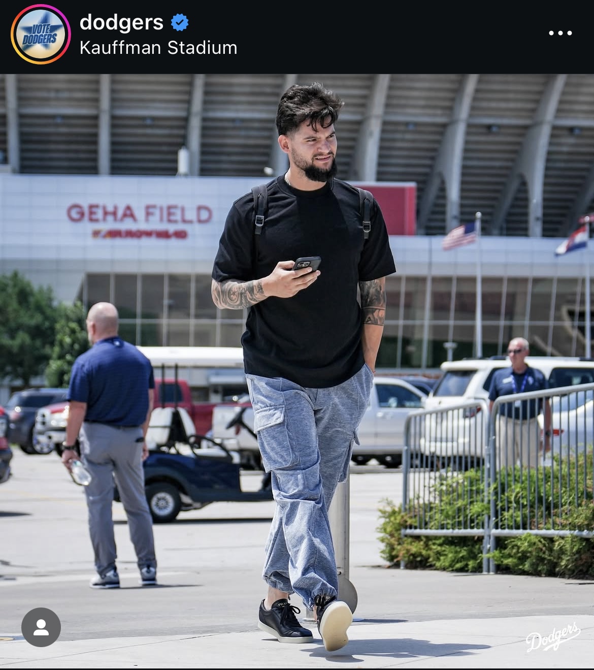 ドジャース公式インスタグラムから