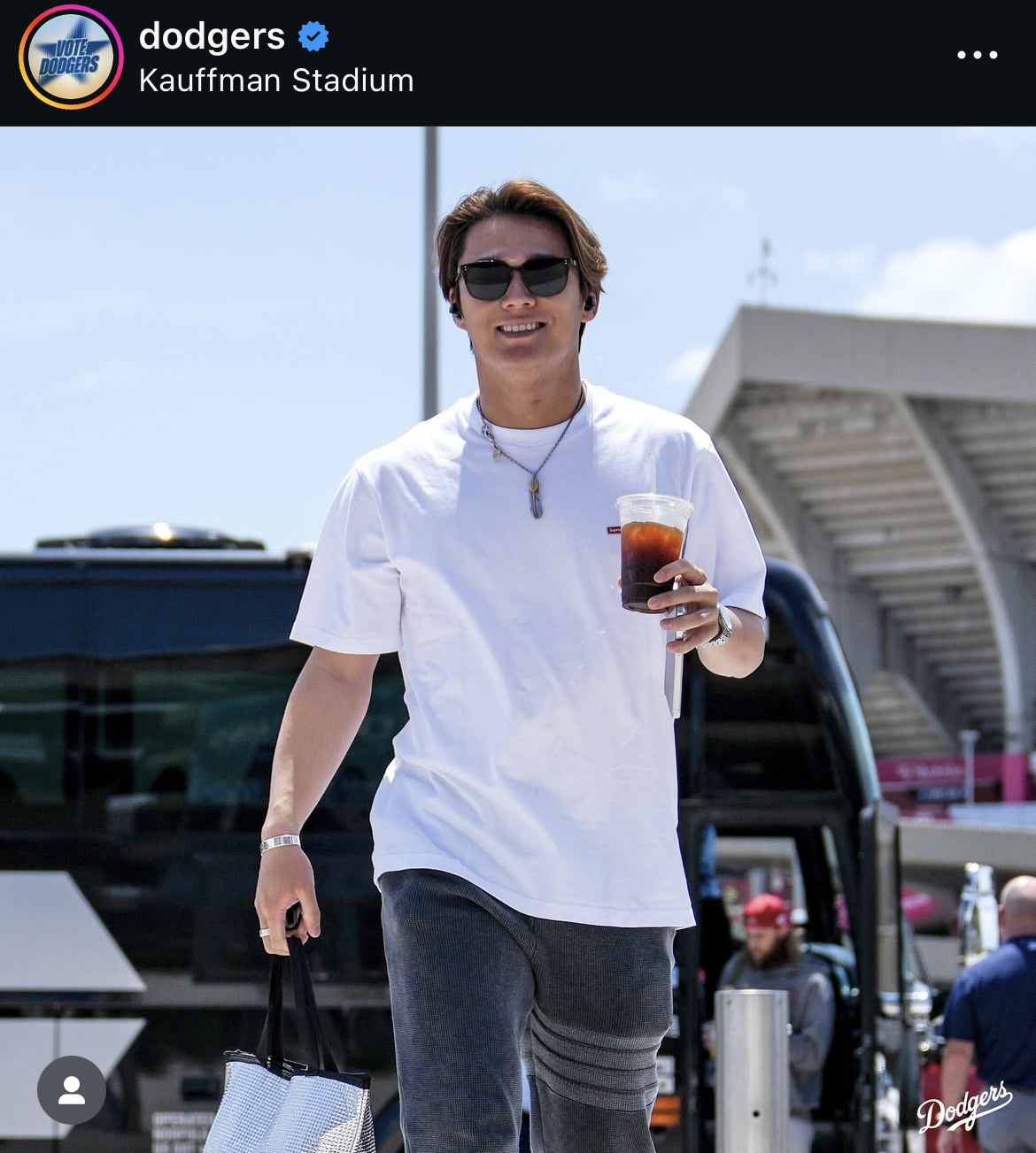 ドジャース公式インスタグラムから