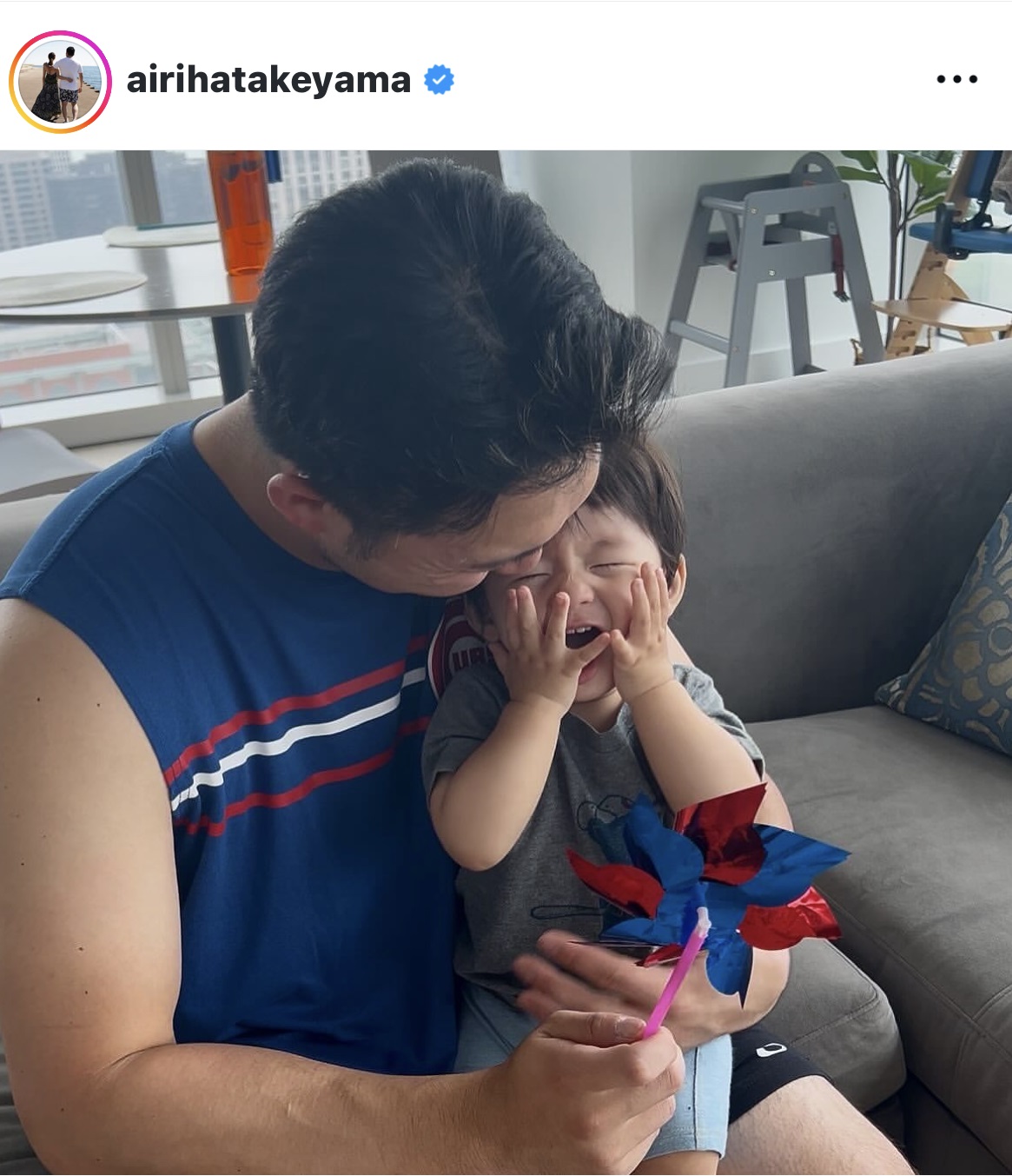 畠山愛理さんのインスタグラムから