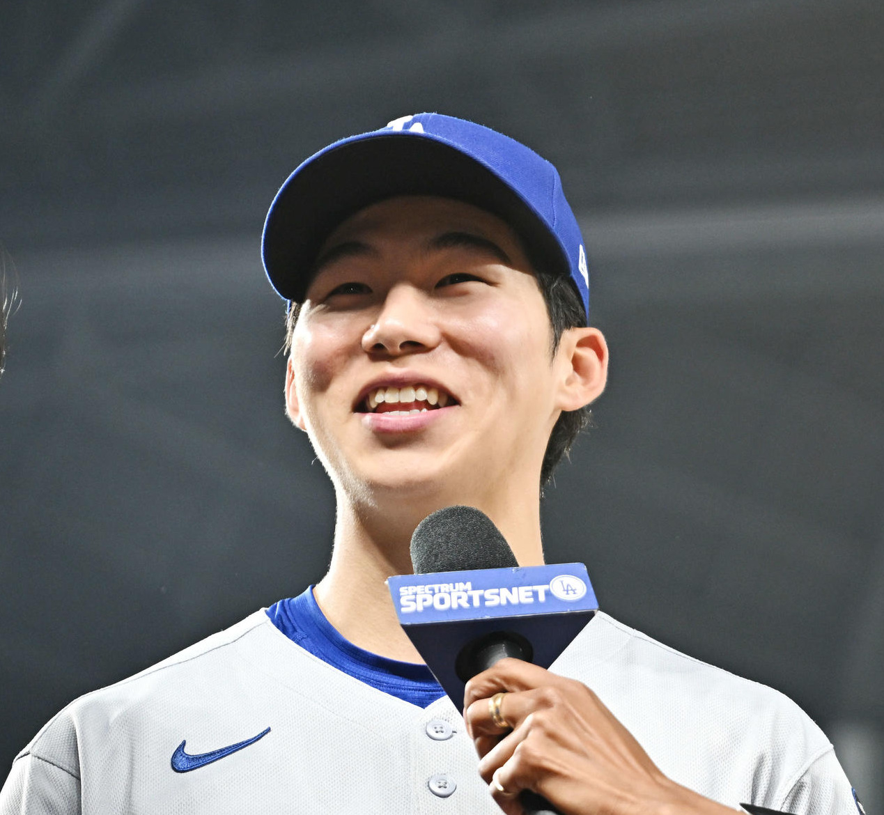 ドジャース金慧成（キム・ヘソン）（2025年5月5日撮影）