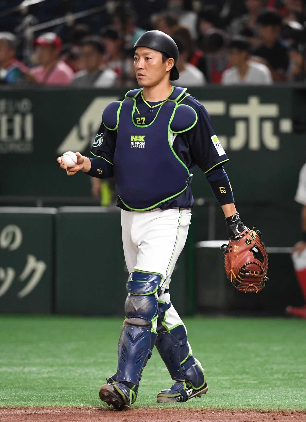日本通運でプレーした木南了氏（2023年7月22日撮影）