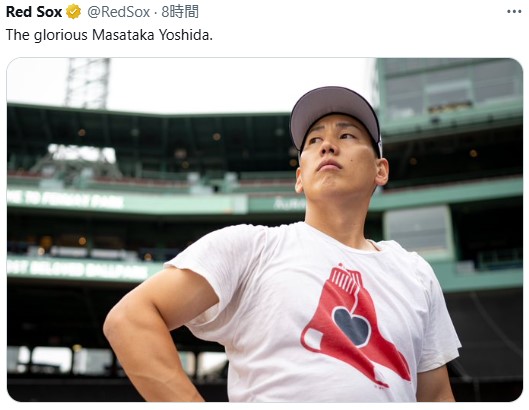 レッドソックスの公式Xから
