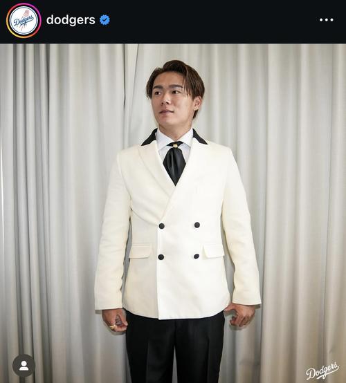 ドジャース公式インスタグラムから