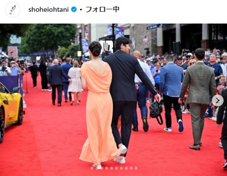 大谷翔平のインスタグラムから