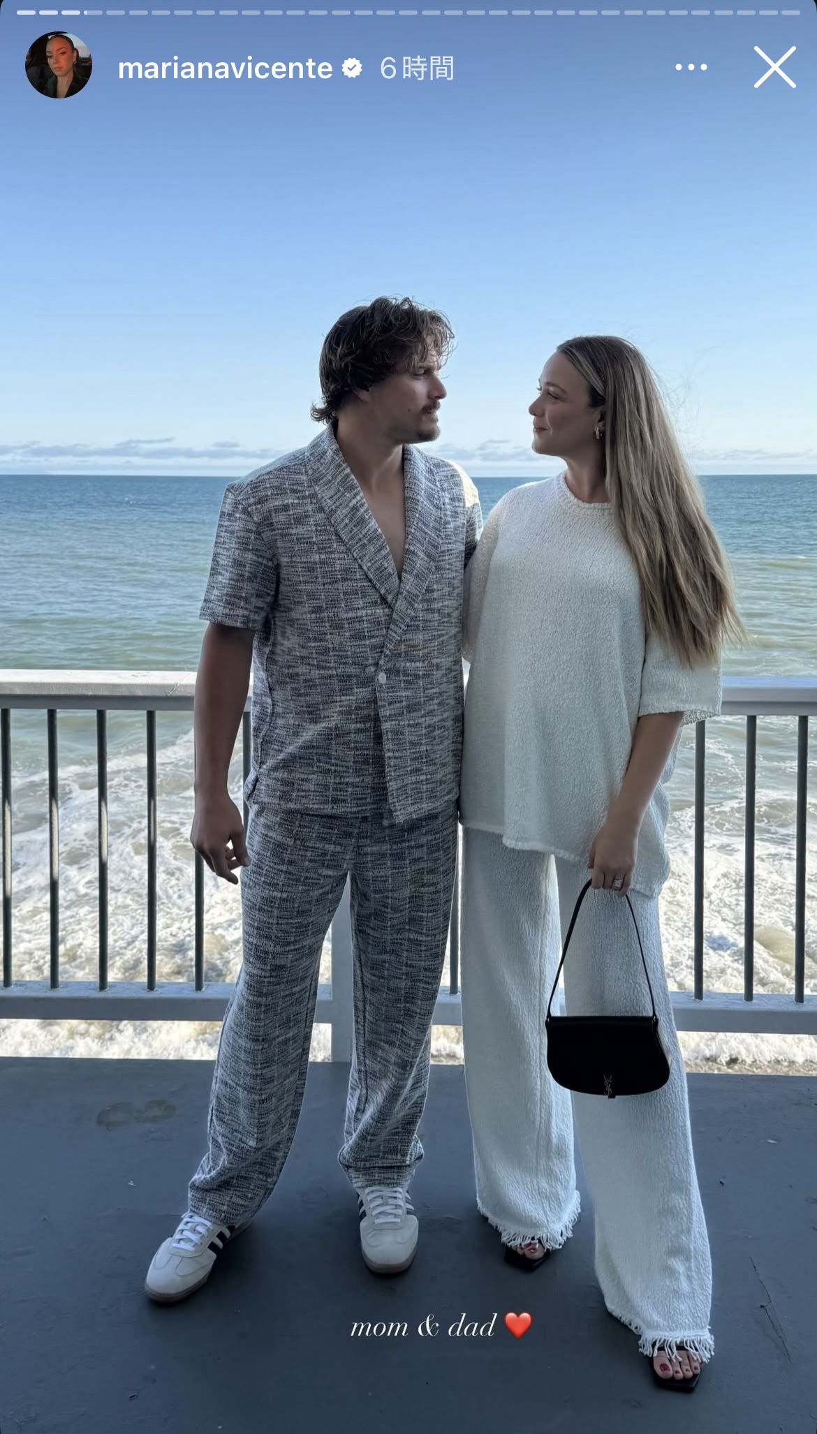 キケ・ヘルナンデスの妻マリアナ夫人のインスタグラムから