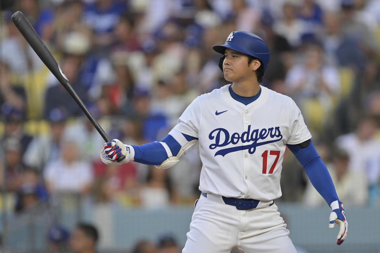 ドジャース大谷翔平はツインズ戦1回に3戦連続となる35号2ランを放った（AP)