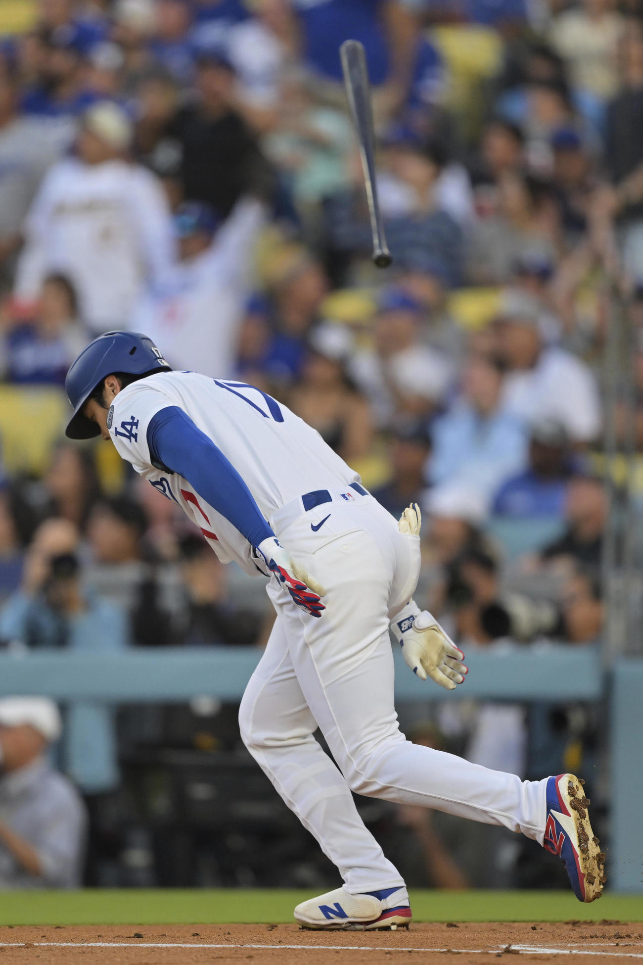 ドジャース大谷翔平はツインズ戦1回に3戦連続となる35号2ランを放った（AP)