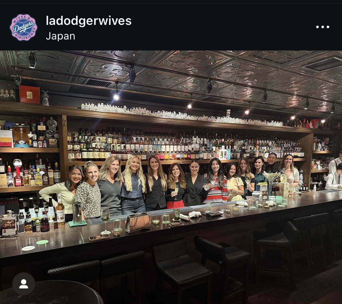ドジャース夫人会のインスタグラムから