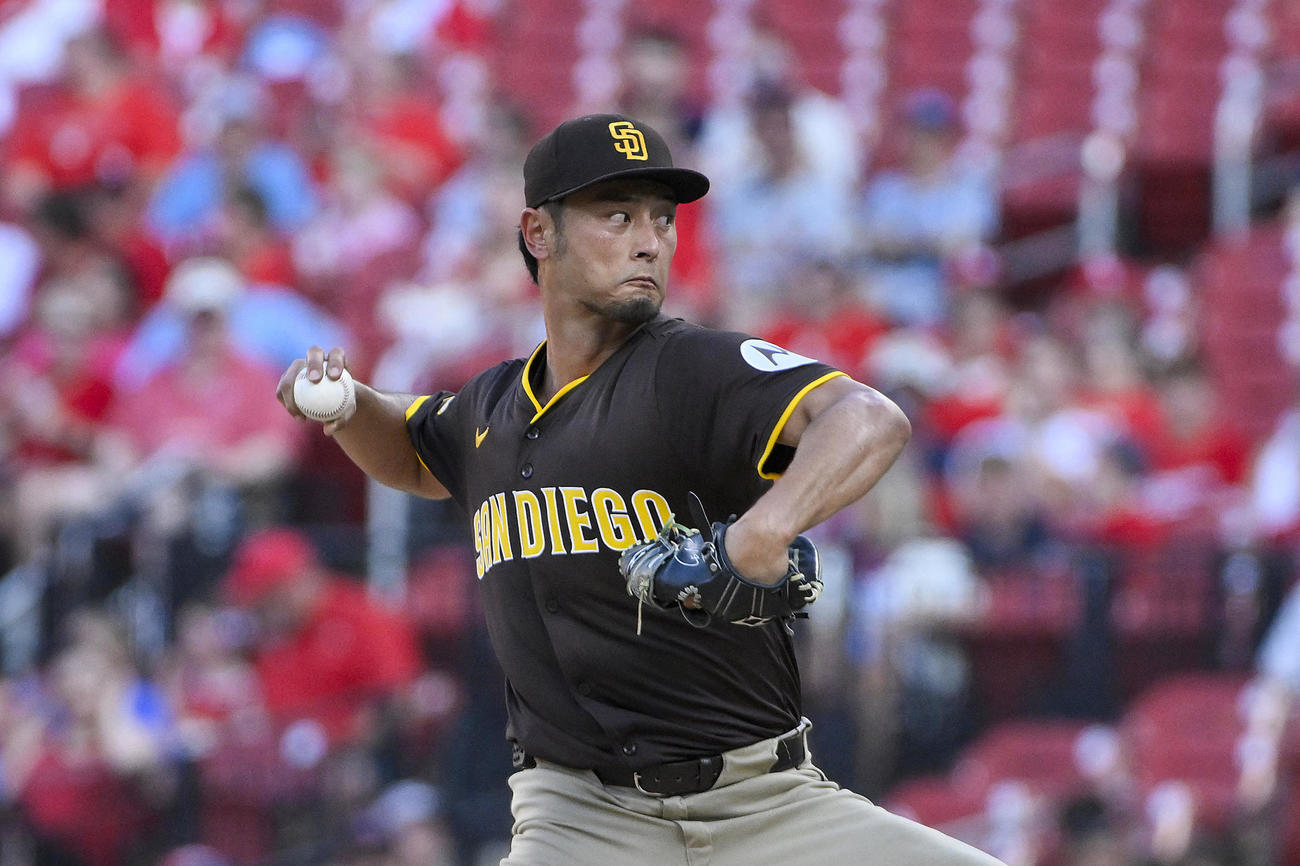 カージナルス戦に先発したパドレスのダルビッシュ有（ロイター)