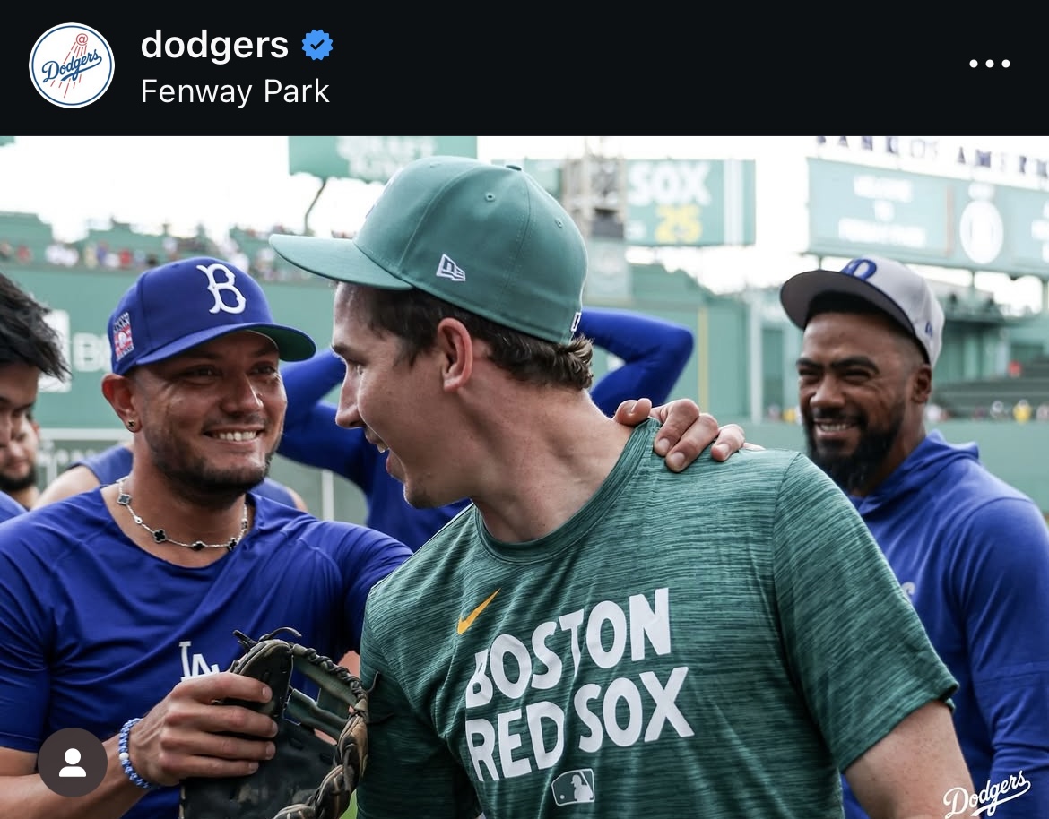 ドジャース公式インスタグラムから