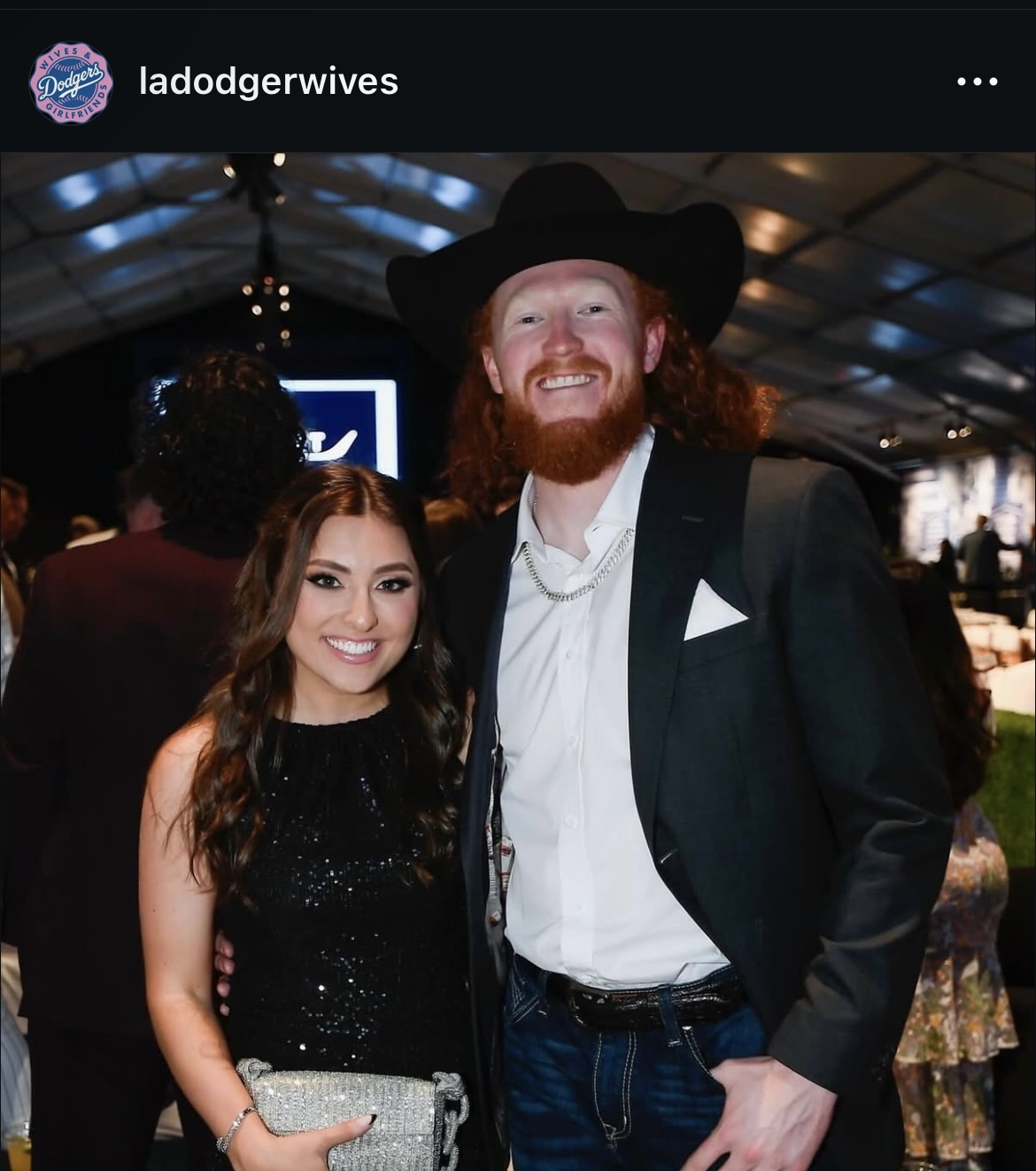 ドジャース夫人会のインスタグラムから