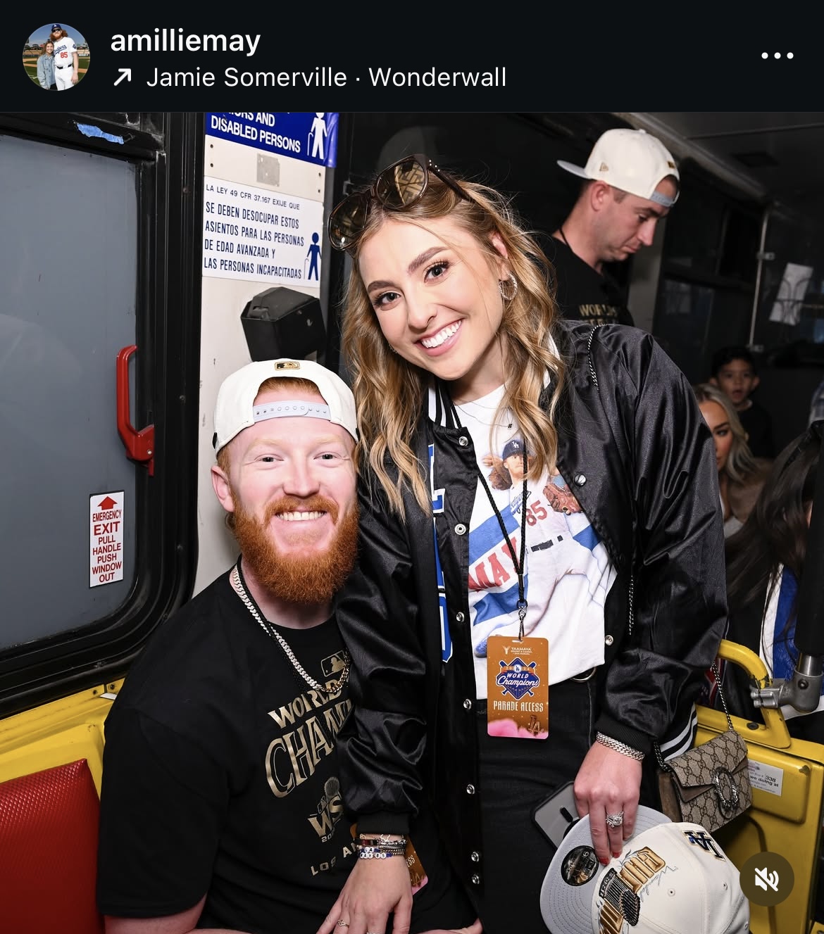 メイの妻ミリー夫人のインスタグラムから