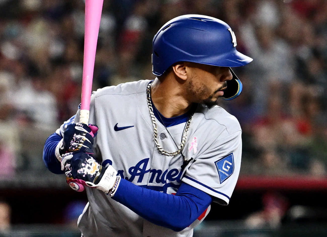ドジャースのムーキー・ベッツ（2025年5月撮影）
