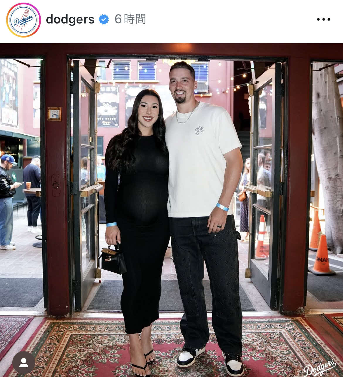 ドジャース公式インスタグラムから