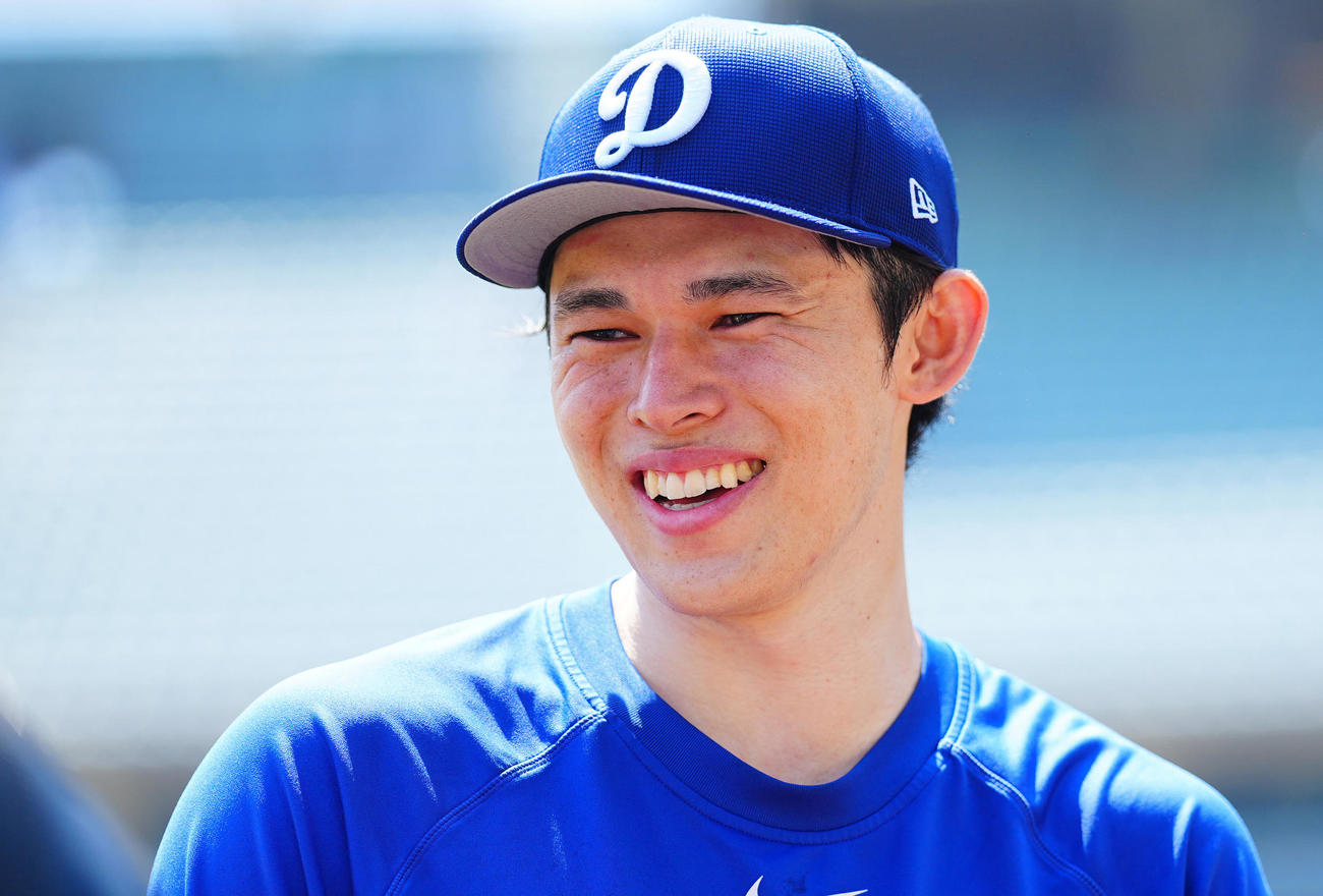 ドジャース佐々木朗希（2025年7月23日撮影）