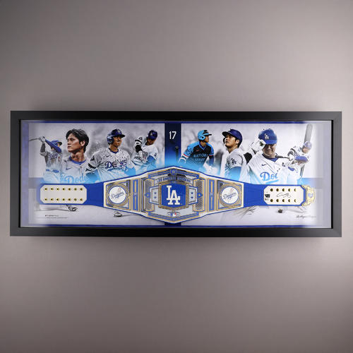 大谷翔平のサイン入りチャンピオンベルトが販売へ WWEと
