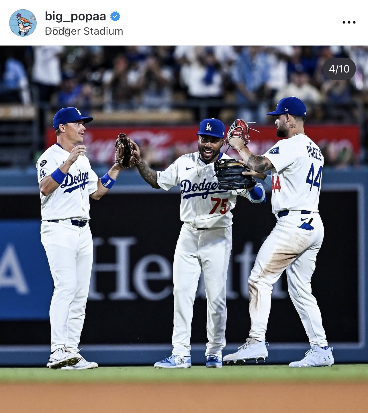 ジャスティン・ディーンのインスタグラムから