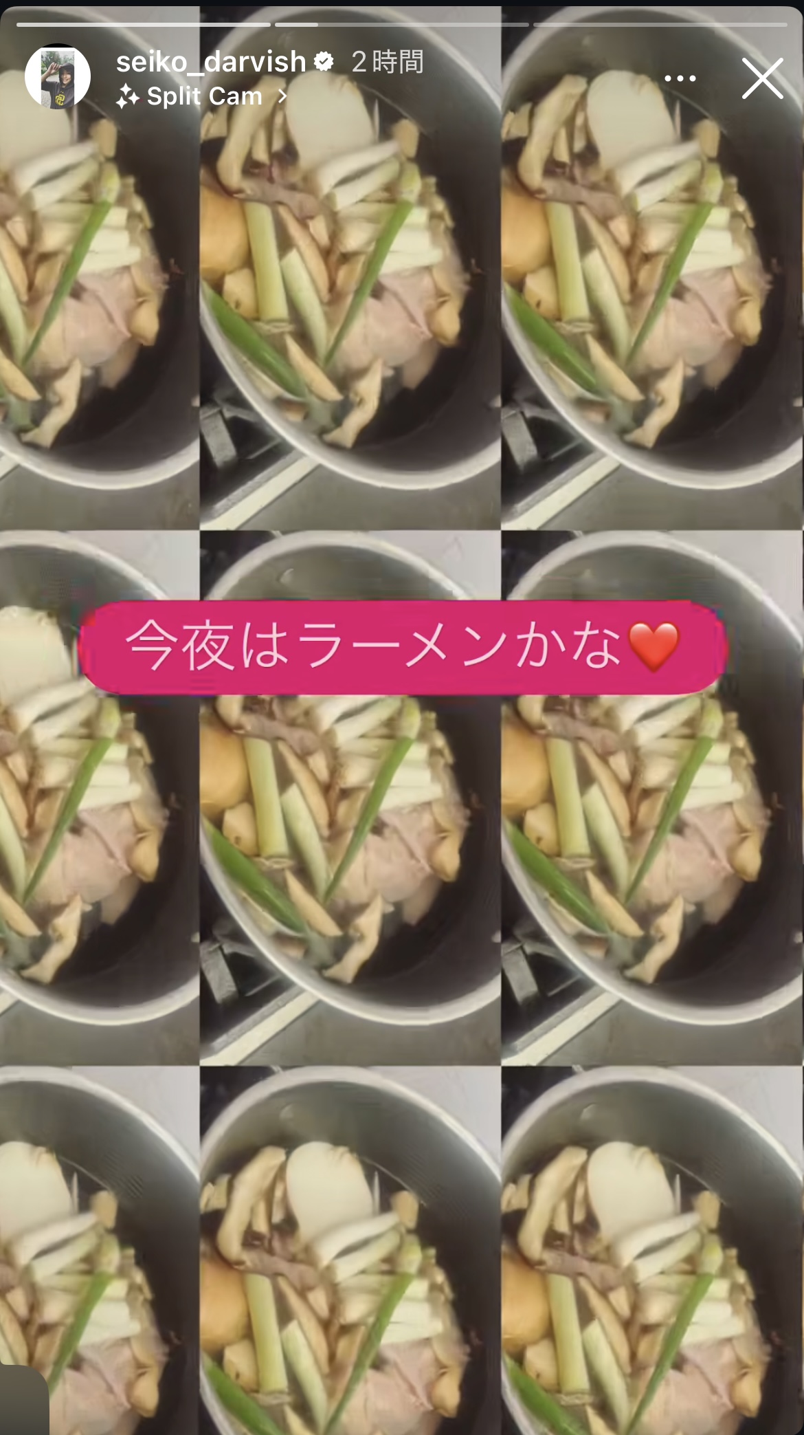 ダルビッシュの妻聖子さんのインスタグラムから