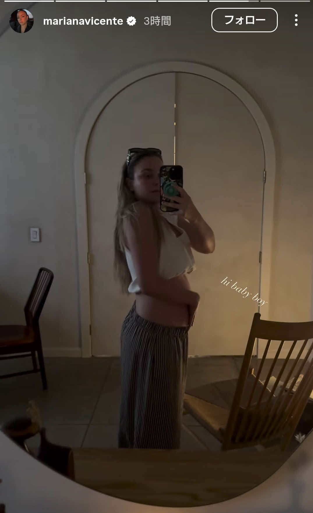 キケ・ヘルナンデスの妻マリアナ夫人のインスタグラムから