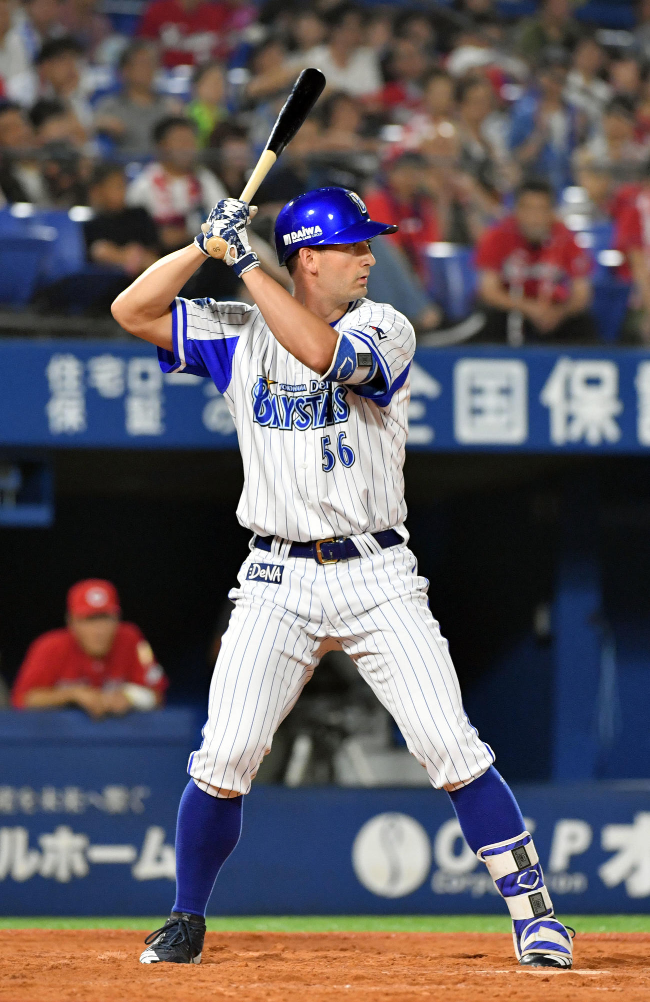 DeNA対広島　11回裏DeNA2死一、二塁、代打で打席に入る投手のウィーランド（2018年8月撮影）