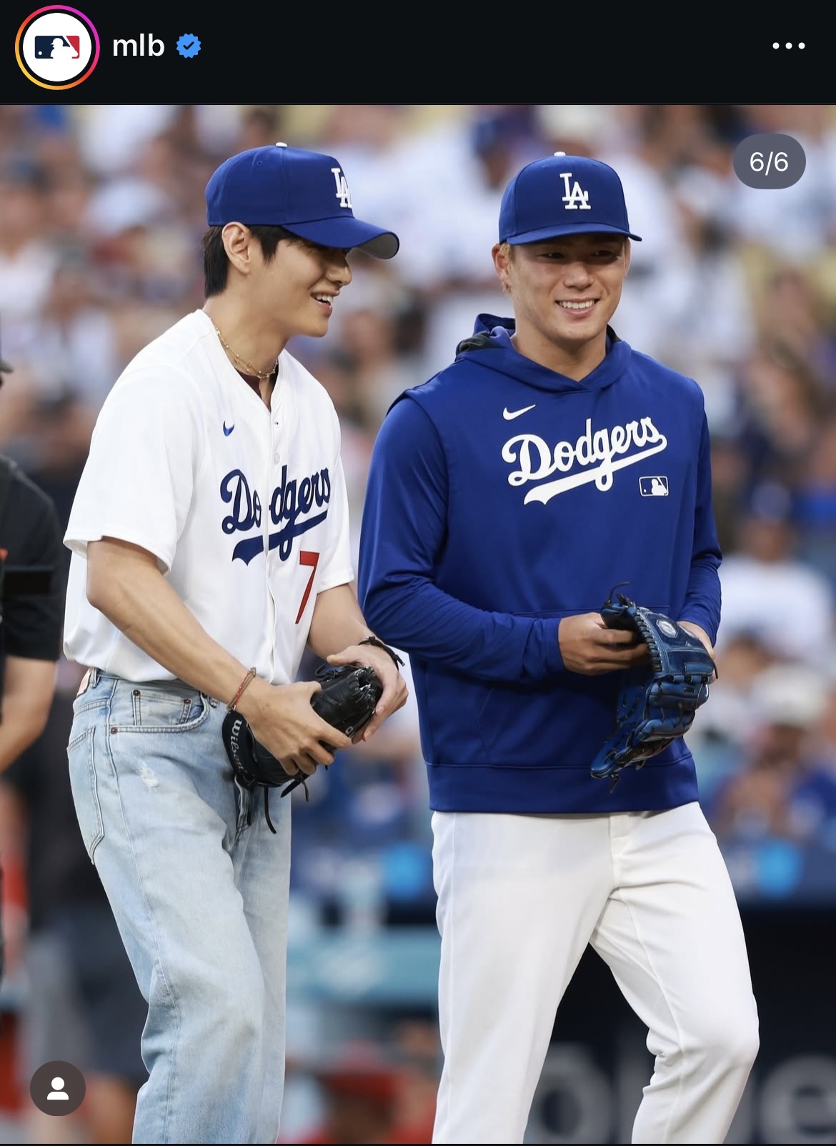 MLB公式インスタグラムから