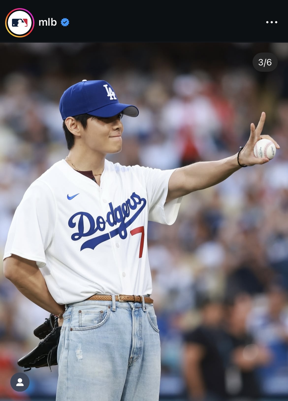 MLB公式インスタグラムから