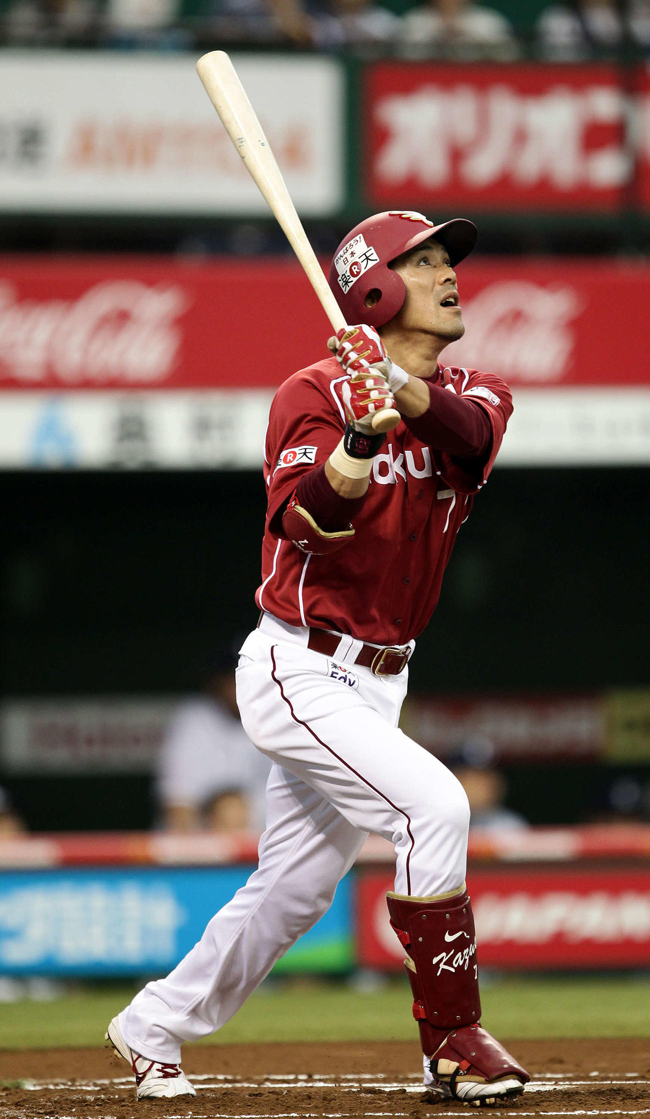 楽天時代の松井稼頭央（2012年7月7日撮影）