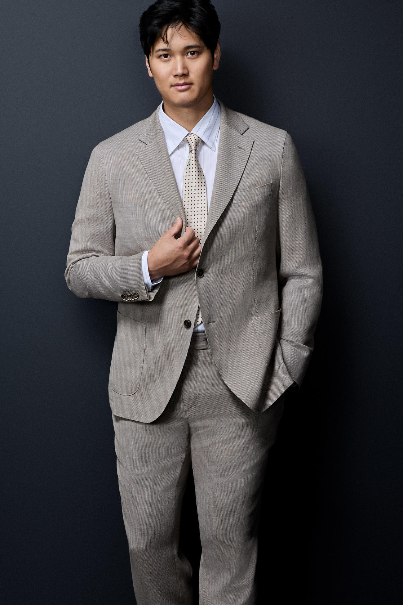 「BOSS」25秋冬コレクションの大谷翔平
