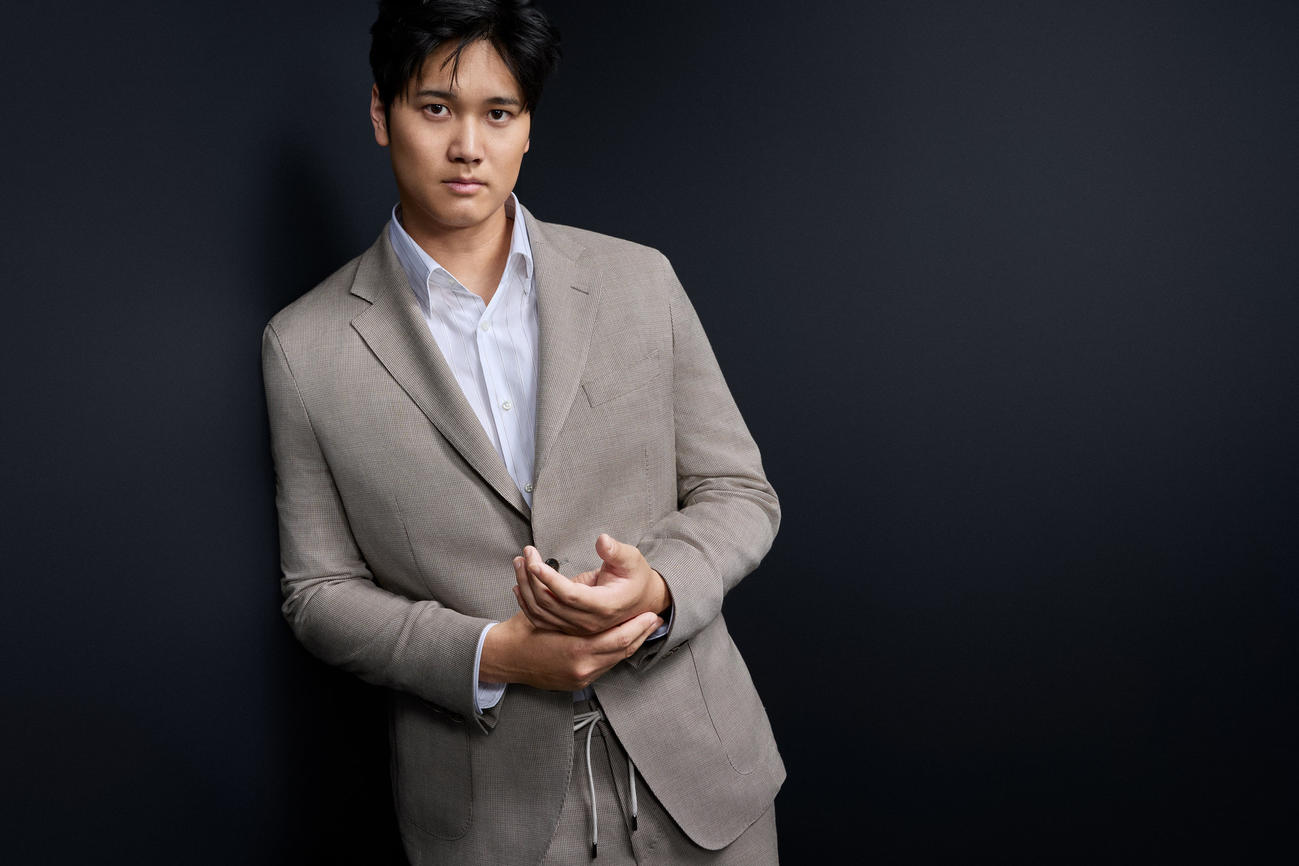 「BOSS」25秋冬コレクションの大谷翔平