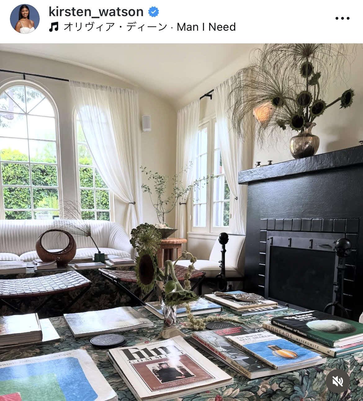 ワトソンさんのインスタグラムから