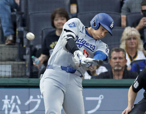 ドジャース黄金ルーキー、大谷翔平の破壊的46号に顔が変形 若手選手