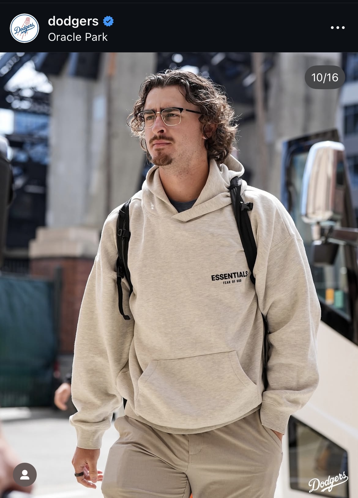 ドジャース公式インスタグラムから