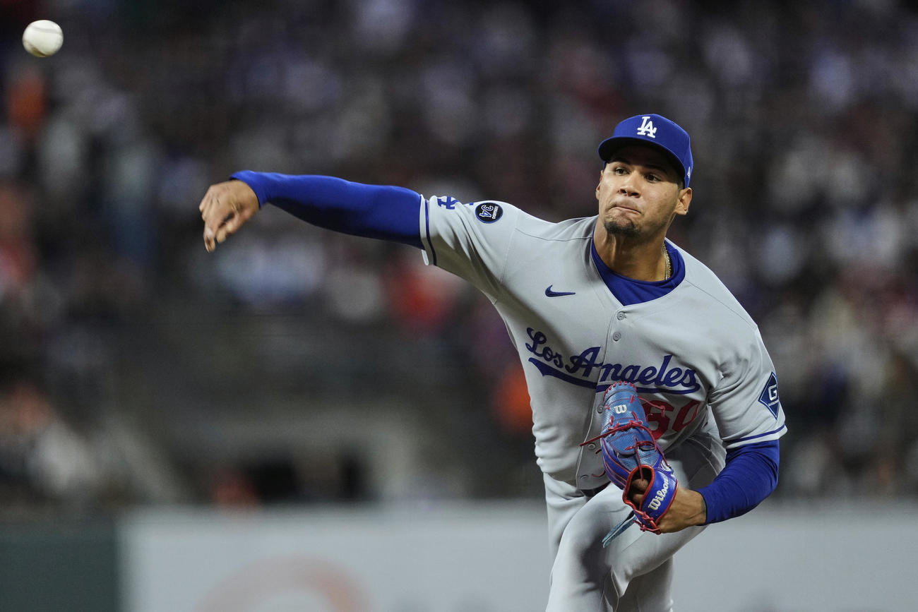 ドジャースのエドガルド・エンリケス（AP）