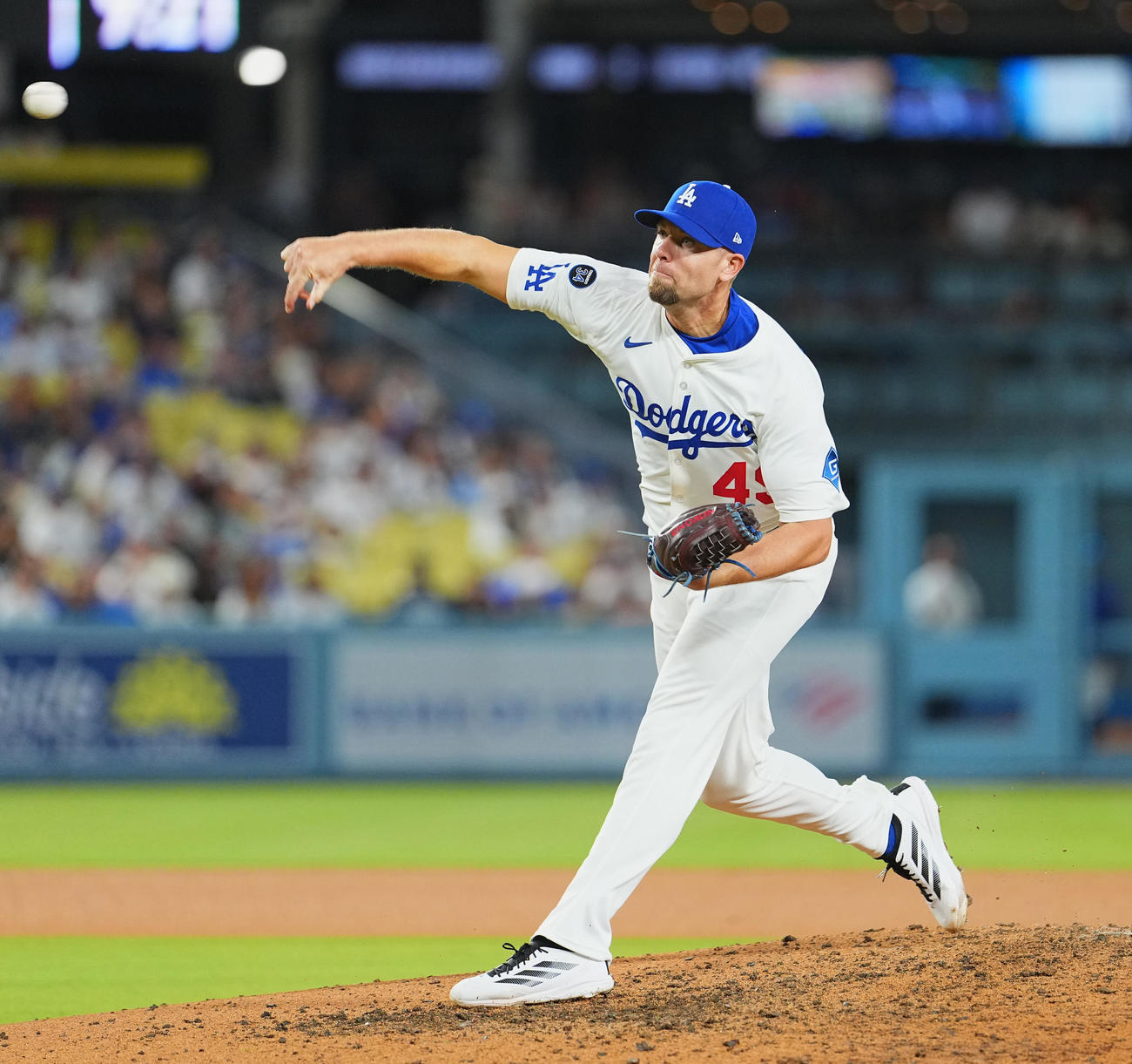 ドジャースのブレーク・トライネン（2025年9月8日撮影）