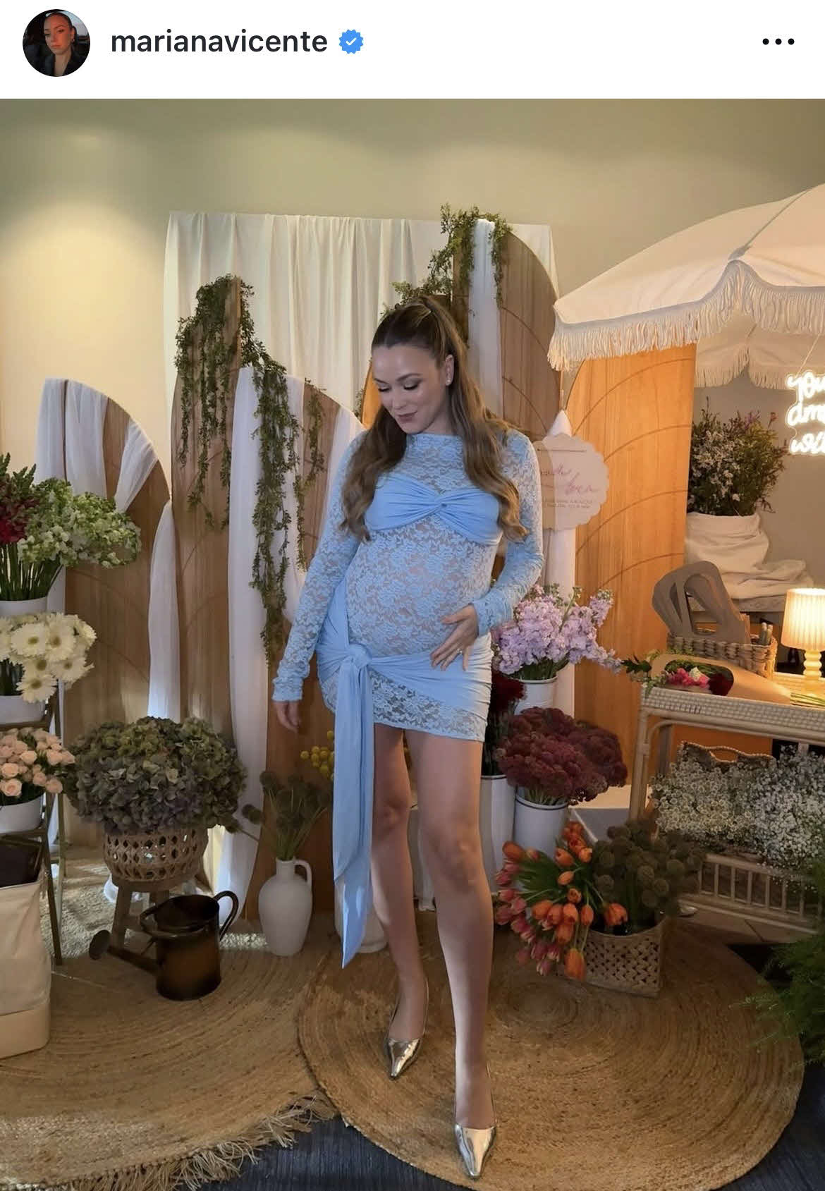 ドジャースのキケ・ヘルナンデスの妻マリアナ夫人のインスタグラムから